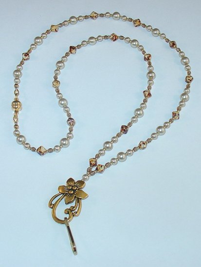 PICASSO~BEADED LANYARD~ID BADGE HOLDER~LANYARD~BREAK AWAY