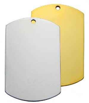 Gold Plated I.D. Tag