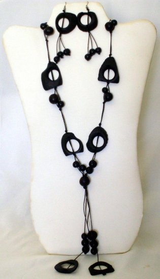 Tagua nut set - Black