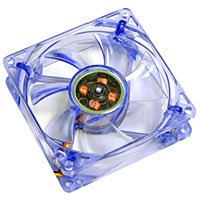 Logisys 120 MM Blue LED Case Fan with Molex Four Pin Connector