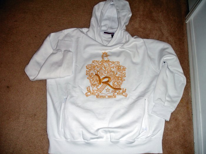 Rocawear White Cotton Hoodie (2XL)