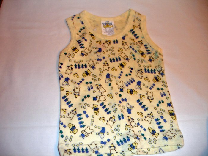 Yellow Garden Bear/Dog No Sleeve (3-6m)