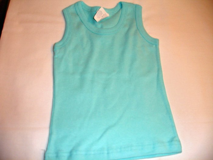 Light Blue Solid No sleeve (3-6m)