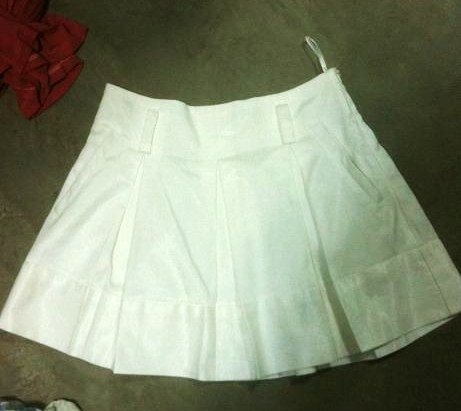 White Short Skirt