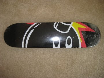 The Hundreds Adam Bomb Limited Edition Skate Deck Skateboard Black White Jags