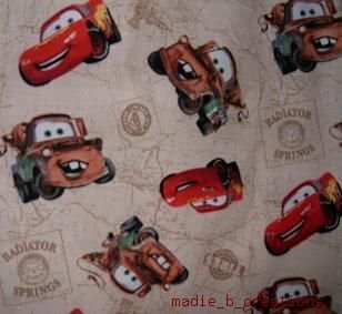 MadieBs Tan Disney Cars Mater Custom Bumper Pads Crib