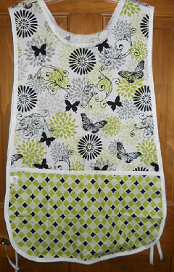 MadieBs Butterflies All Over Cobbler Smock Apron
