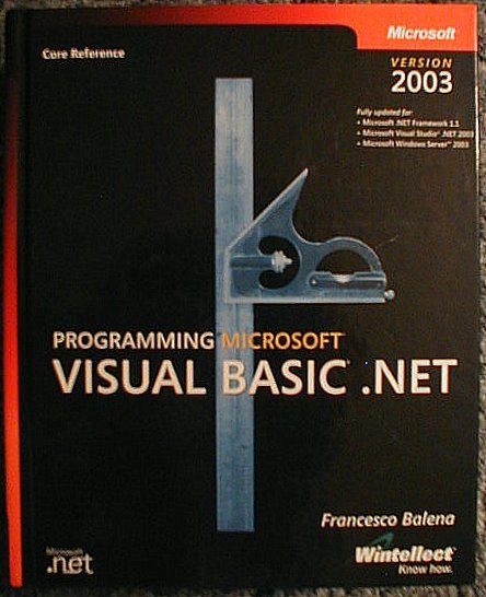Programming Microsoft Visual Basic .NET Version 2003 (Book & CD-ROM) (Hardcover)