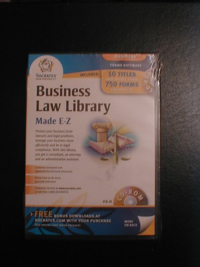 Socrates Business Law Library Software