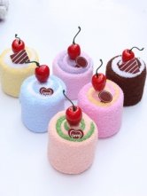 Cute Cotton Artificial Fruit Towel Gift Box