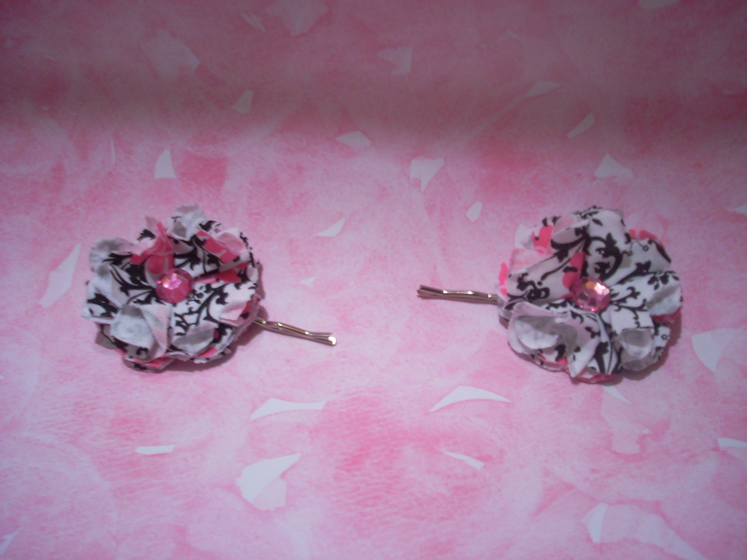 Pink & Black Flowers