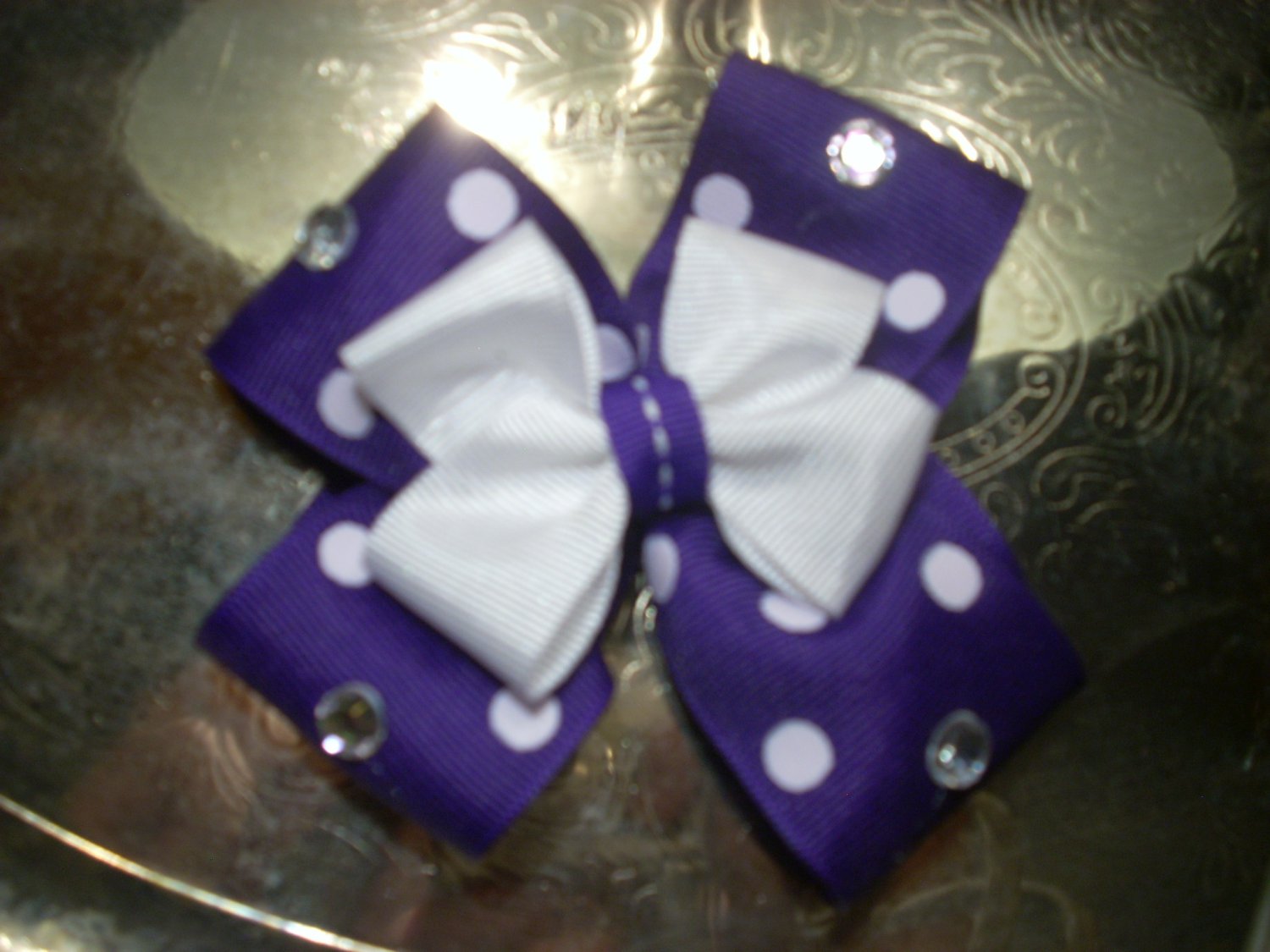 Purple & White