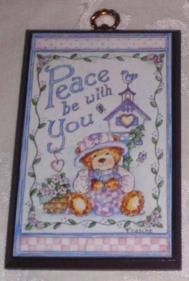 Peace Be With You Wall Plaque