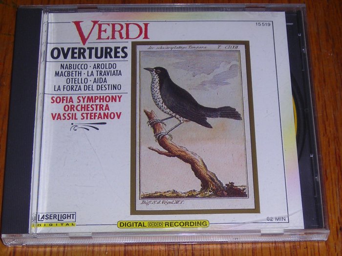 Verdi Overtunes Classical Music CD