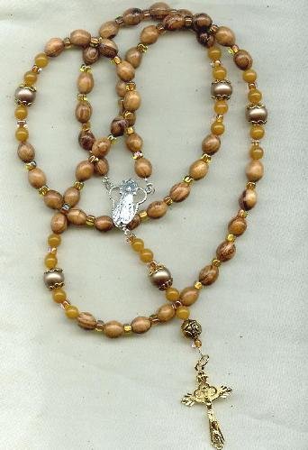 Rosary of Olivewood from Bethlehem