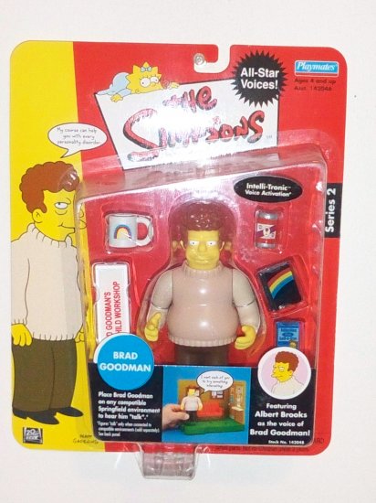 The Simpsons Series 2 Interactive Action Figure- Brad Goodman