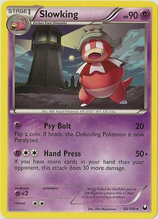 Slowking #49/108 Pokemon Dark Explorers Rare