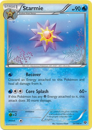 Starmie #34/146 Pokemon XY Rare