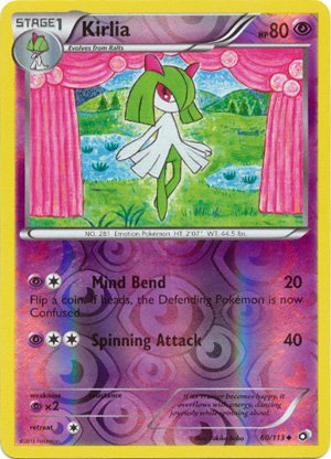 Kirlia #60/113 Pokemon Legendary Treasures Uncommon Reverse Holofoil