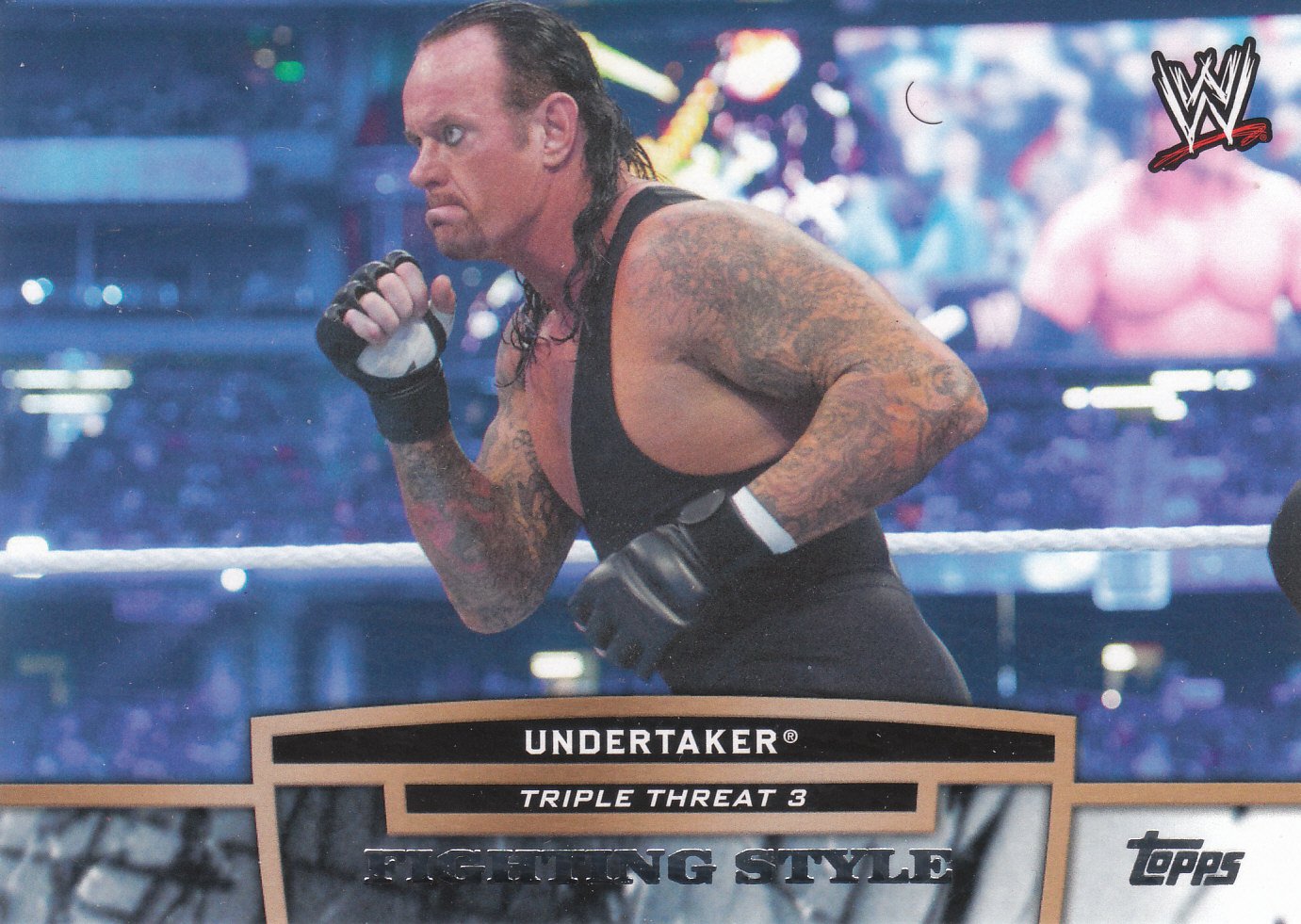 Undertaker 2013 Topps WWE Triple Threat Tier Three #TT28