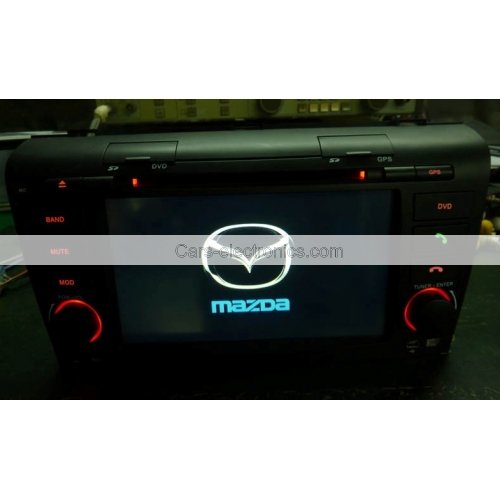 Double Din Mazda 3 DVD GPS 7 Inch Digital Screen with TV FM Steering Wheel Control Ipod RDS