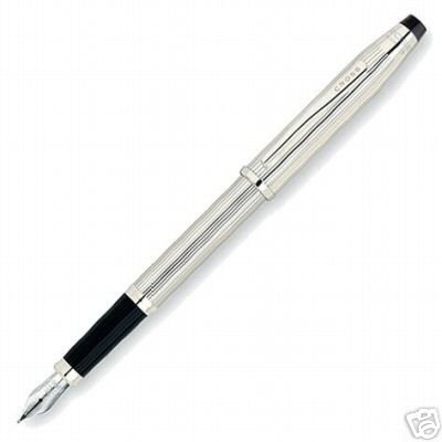 CROSS CENTURY II STERLING SILVER FOUNTAIN PEN nib m *