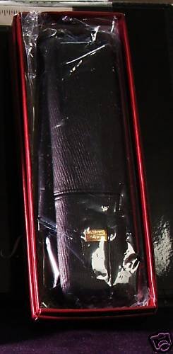 ST Dupont Black 2 finger Cigar Case contraste 070031