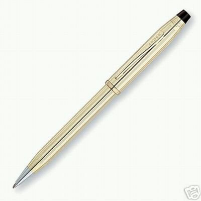 NEW CROSS Century II 10K Rolled Gold Ball Point Pen