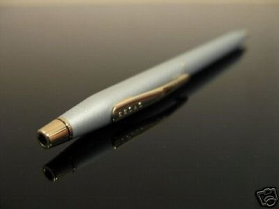 CROSS Century Lumina Silver Gray Ball-Point Pen & 23K