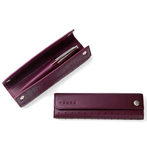 CROSS PLUM Leather Pen case autocross ac141-6R
