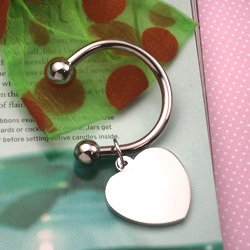 2 COLIBRI Key Chain Wed Favors Open Heart Key Ring