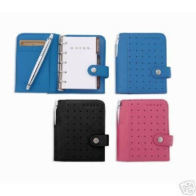 CROSS PINK LEATHER MINI AGENDA PEN AC132-7