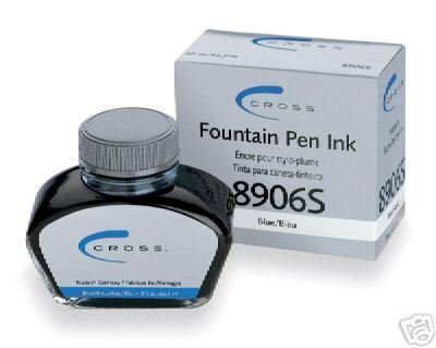 Cross Fountain pen ink BLUE 2 oz. Bottle