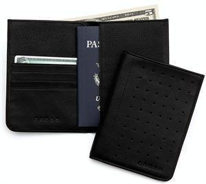 Cross black Leather Passport Travel Wallet ac127-1r