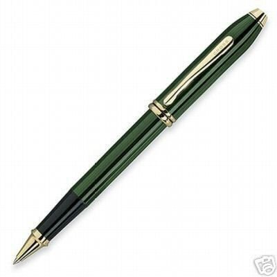 CROSS Townsend TRANSLUCENT GREEN selec ROLLERBALL pen