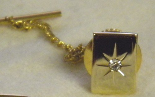 Colibri KREISLER TIE TAC PIN 23K GOLD FREE SHIP