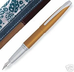 Limited Edition Cross ATX Papaya Gold Fountain Pen N-M