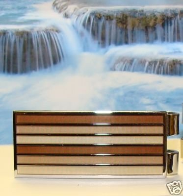 Dolan & Bullock STERLING STRIPED Money Clip SMC04000B
