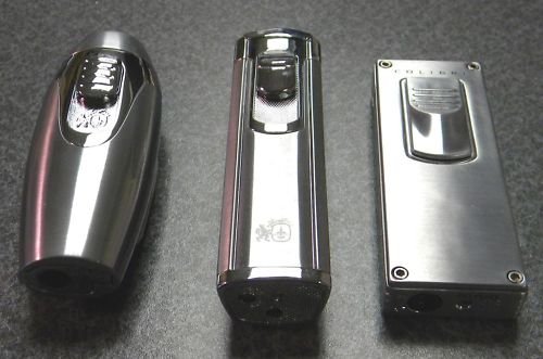 3 COLIBRI CIGAR JET TORCH LIGHTERS LOT F-9