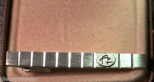 New Colibri Cigar Aficionado Silver Tie Bar Tac $85