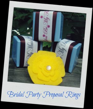 Will you be my Bridesmaid? Proposal Ring