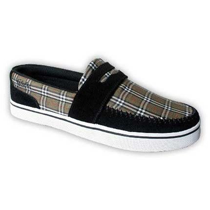 Globe The Don Black Olive Plaid Shoes - US Size 10 Mens