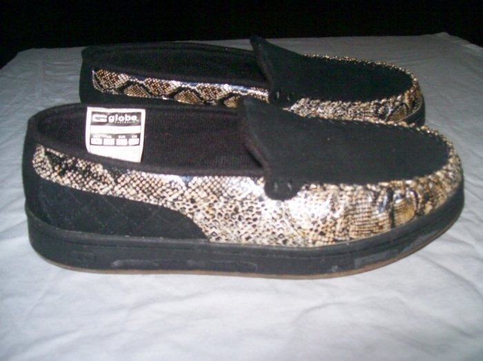 Globe Castro Black Boa Loafers Slip-Ons - US Men's Size 8
