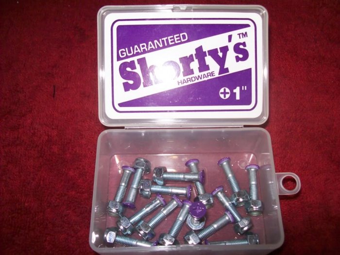 Shorty's 1" Phillips Hardware - Boxed Set of 15 Purple