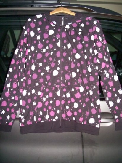KREW SKATEBOARD Grecco Spots Lightweight Hoodie - Black/Purple - Medium
