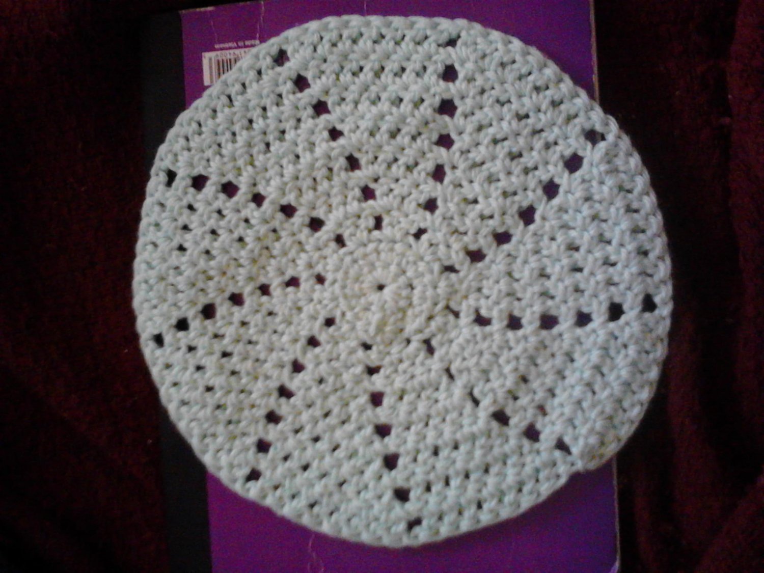 Ocean Grove Round washcloth