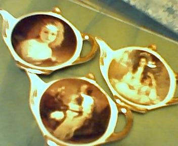 3 White Porcelin, Knick Knacks (beautiful)