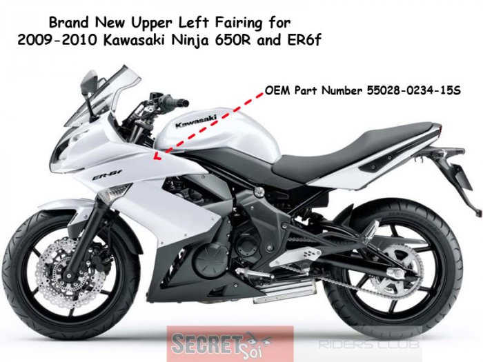 2009 ninja 650r fairings