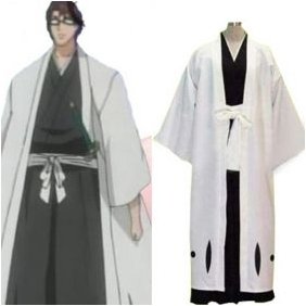 Bleach 5th Division Captain Aizen Sousuke Cosplay Costume