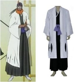 Bleach 9th Division Captain Tousen Kanamei cosplay costume